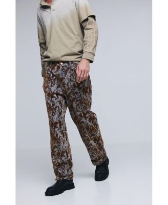 Men's Straight textured pants