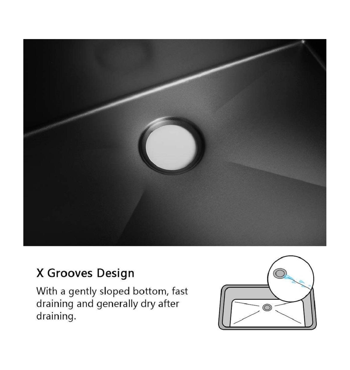 flynama 30x18inch Undermount 18 Gauge Stainless Steel Kitchen Sink