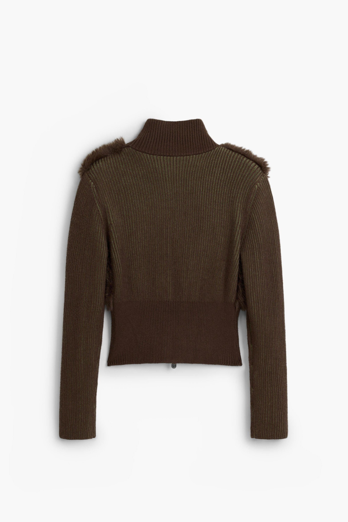 Desigual Women's Knit Sweater With Fur