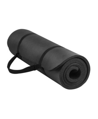 GoYoga 71x24in Anti Tear Exercise Yoga Mat with Strap