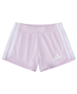 Baby Girls' Back Pleated Short-Sleeve T-Shirt and Mesh Shorts, 2-Piece Set