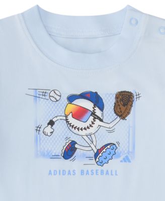 Baby Boys' Short-Sleeve Graphic Shortie Romper