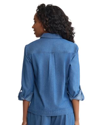 Women's Long-Sleeve Button Down Shirt