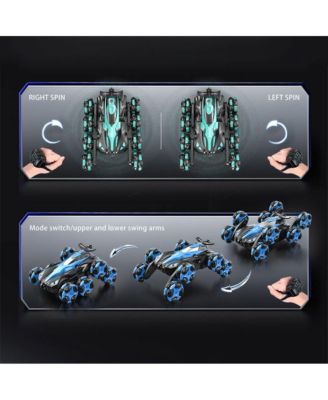 8WD Gesture Control RC Stunt Car with 360° Spins, Drifting, Fog & Light Effects