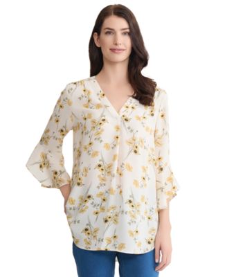 Women's Kelly Flutter Sleeve V-Neck Blouse