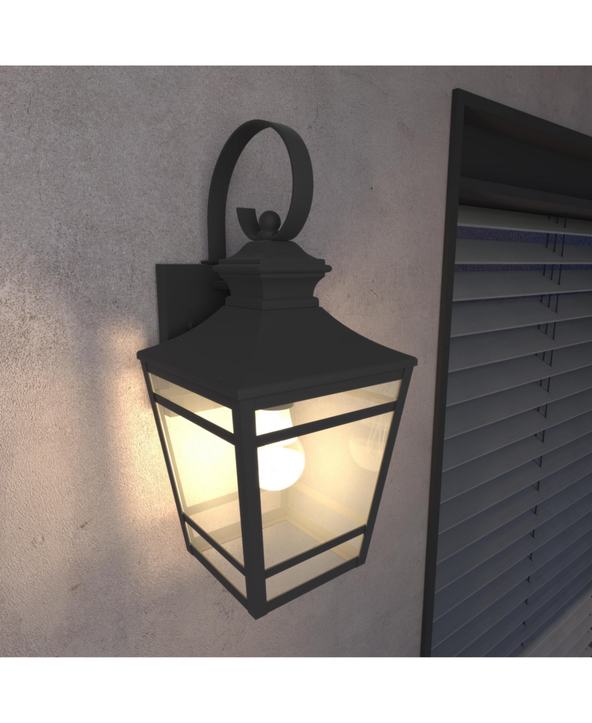 Flynama Large Outdoor Wall Lights for House, 16.5inch Exterior Lighting Fixtures Wall Mount Outdoor Porch Lights Waterproof Black Outdoor