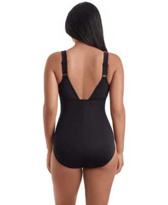 Women's Scoop Neck One-Piece Swimsuit