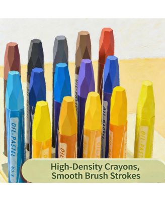 36 Colors Oil Pastel Crayons, Kid Graffiti Pens Easy to Hold and Unbreakable Crayons, Art Supplies for Students
