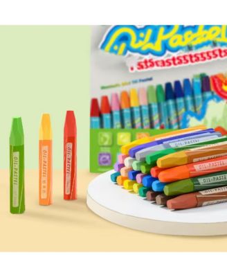 12/18/24/36 Colors Art Drawing Set, Washable Multicolor Crayons, Student Oil Painting Stick Suit, School Art Supplies