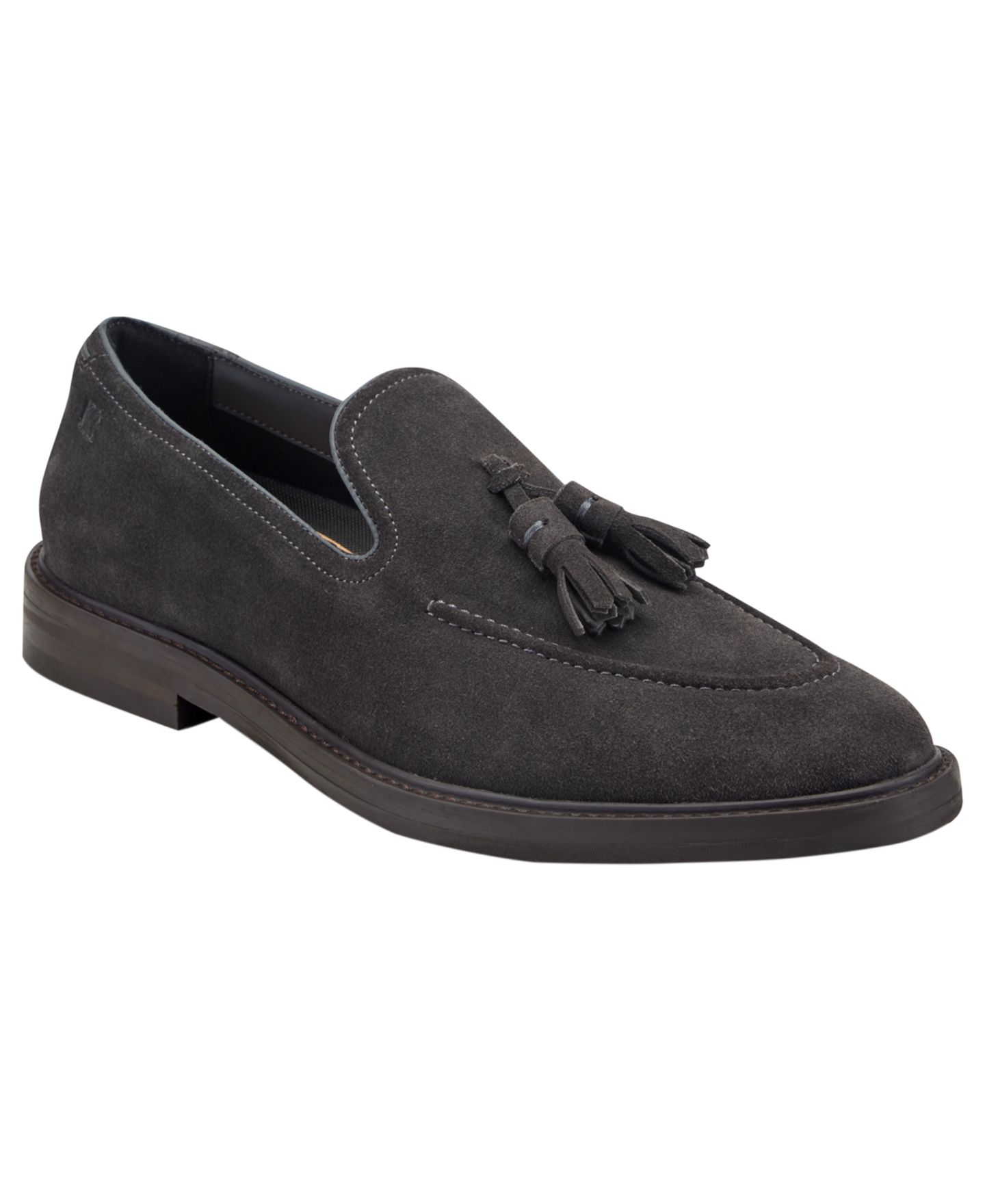 Мужские туфли Kenneth Cole New York Madison Tassel Dress Slip-On, цвет: Угольный замшевый — фото 1