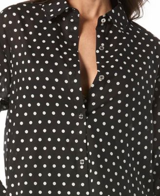 Michael Kors Women's Cover-Up Swim Shirt