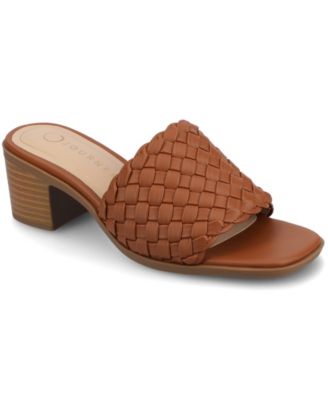 Women's Fylicia Woven Block Heel Slide Sandals