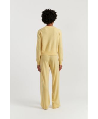 Women's Cropped Wool-Cashmere Cardigan