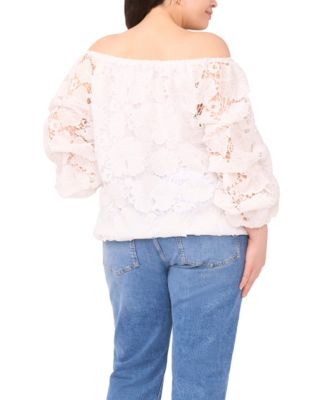 Plus Size Off-The-Shoulder Top
