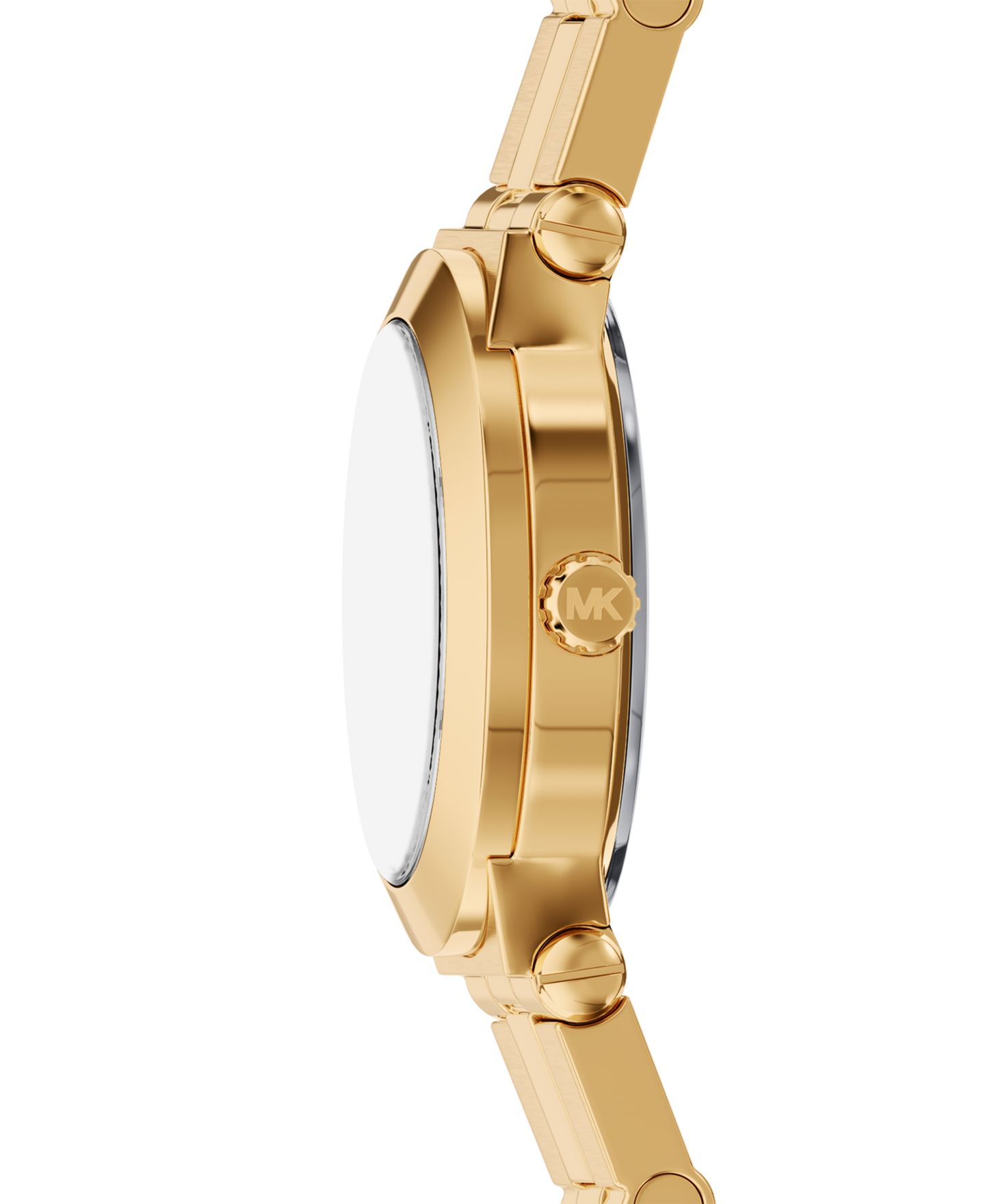 Женские часы Michael Kors Billie Three-Hand Gold-Tone Stainless Steel Watch, 26mm — фото 3
