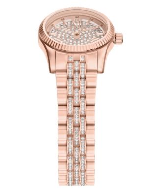 Women's Lexington Three-Hand Rose Gold-Tone Stainless Steel Watch, 26mm
