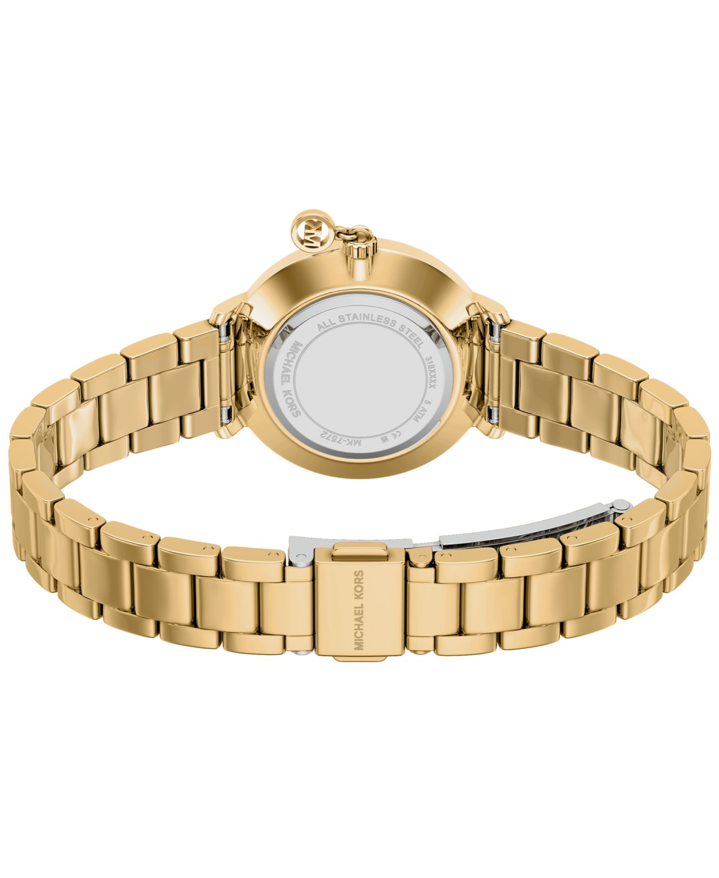 Женские часы Michael Kors Pyper Two-Hand Gold-Tone Stainless Steel, 32mm — фото 5