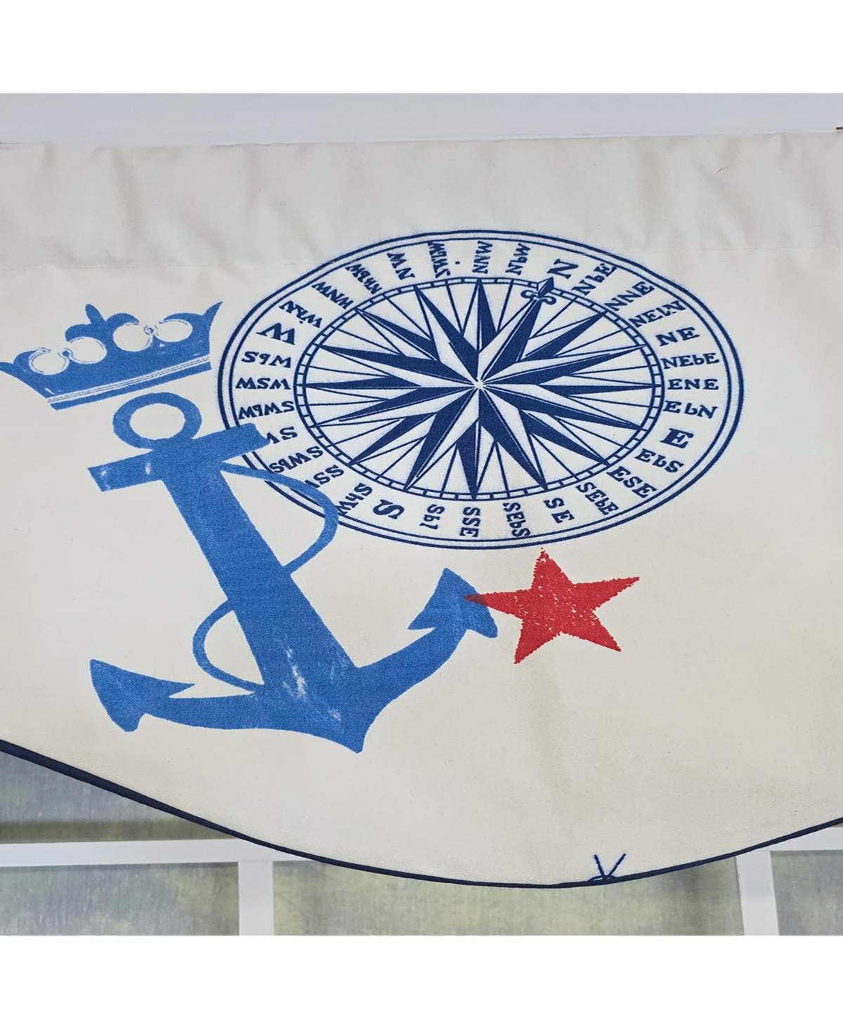 Rlf Home Ralph Lauren Navigator Cornice Rod Pocket Lined Window Valance