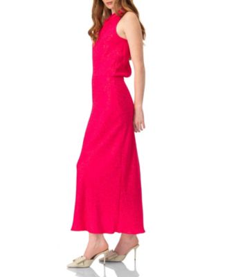 Women's Halter Neck Sleeveless Maxi Dress
