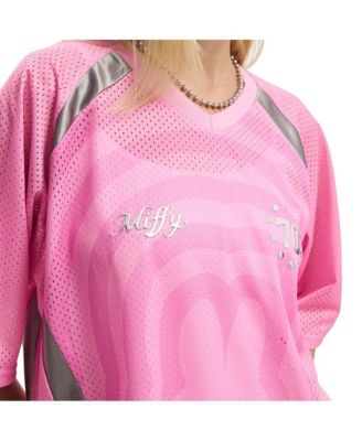 Women's Lcn V Neck Regular Cropped Graphic Tee New