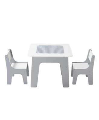 Kids Activity Play Table with Storage and Reversible Desktop