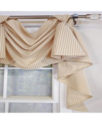 Colburn 3-S Victory 100% Cotton Tab Top Swag Window Curtain 54" x 25"