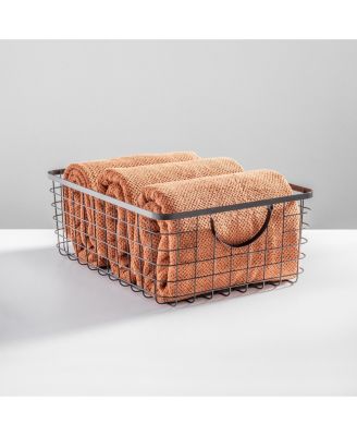 Metal Pantry Basket with Handles for Kitchen
