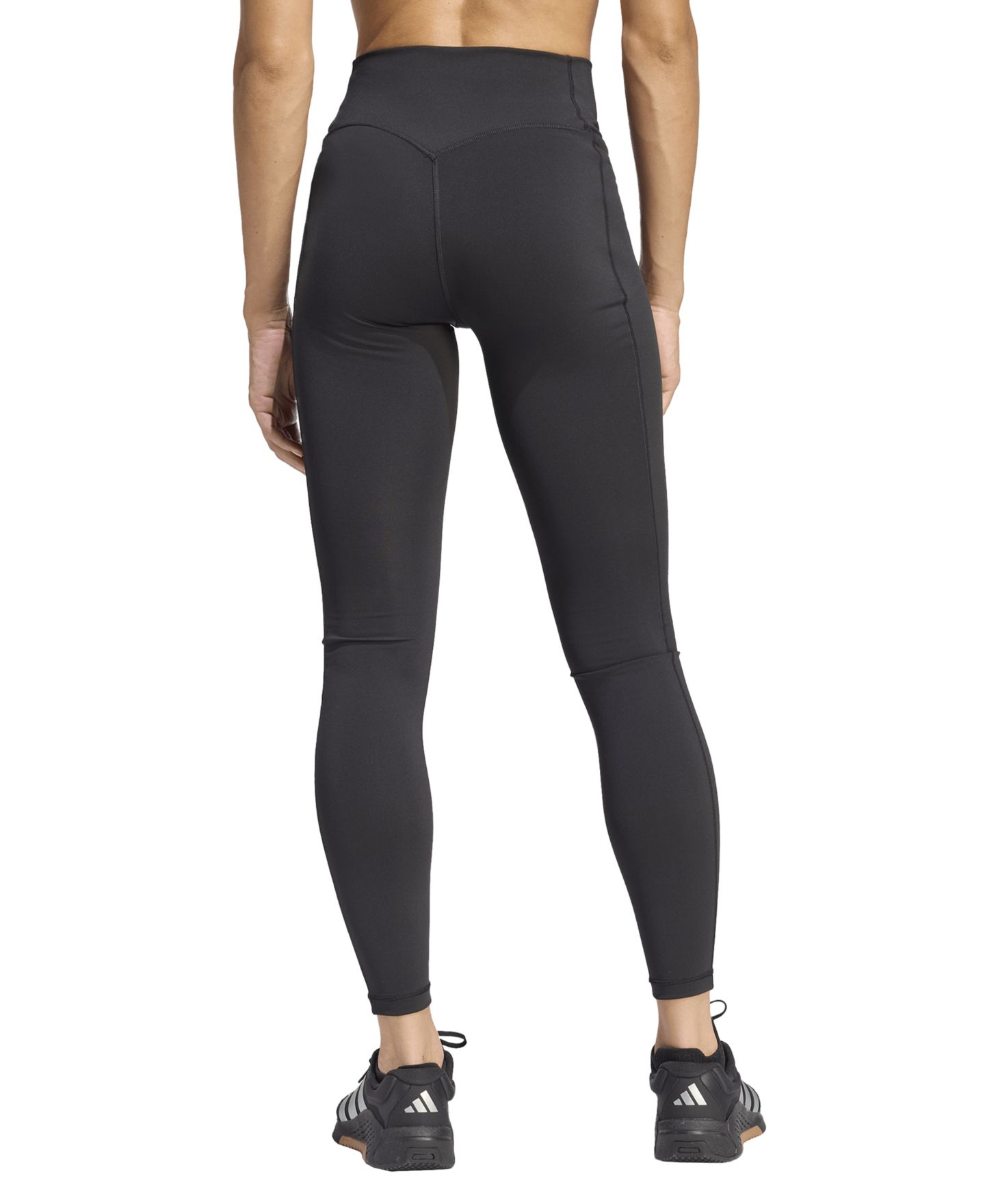 Женские леггинсы adidas Optime Workout Training, цвет: Чёрный — фото 4
