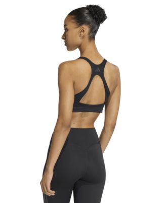 Women's Optime Workout 3-Stripes Medium Support Bra