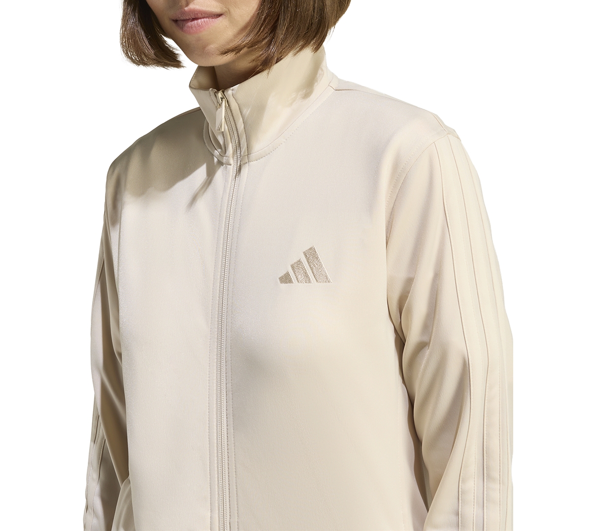 adidas Women's Tricot 3-Stripes Sportswear Track Jacket