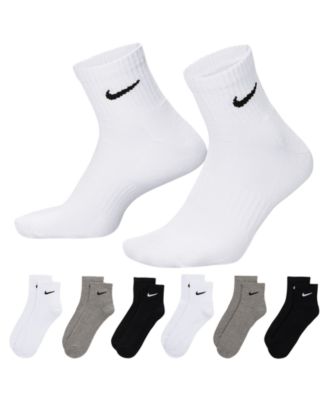 Men's Cotton Quarter Socks 6-Pack