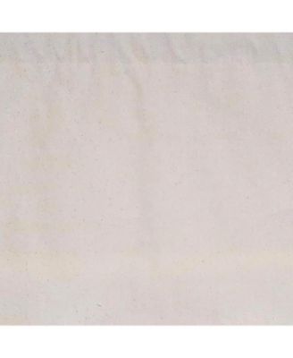 Soft Duck Regal 100% Cotton Rod Pocket Lined Window Valance 50" x 17" Off White