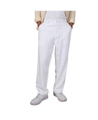 Men's Tailored Linen-Blend Trousers