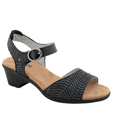 Женские сандалии JBU Jule Casual Wedge, цвет: Чёрный
