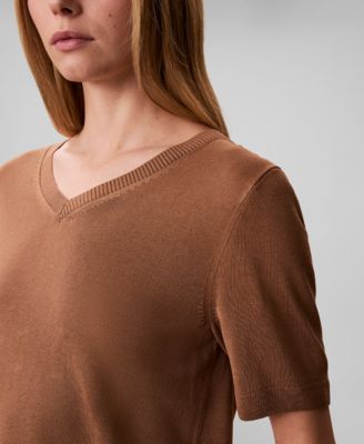 Women's V-Neck Knit Sweater