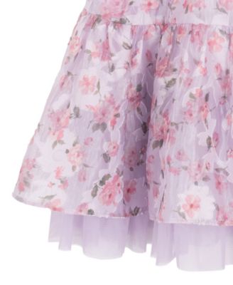 Girls' 7-16 Floral Print Dress