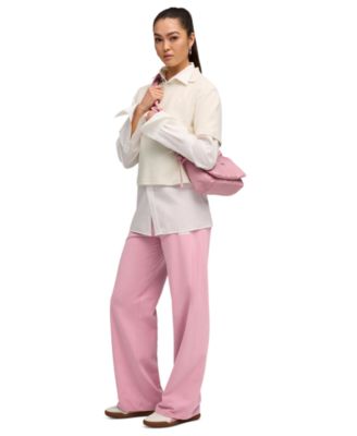 Women's Essential Logo Mid-Rise Full-Length Pants