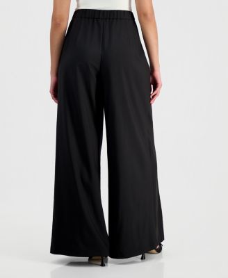 Women's Pleated Wide-Leg Pants