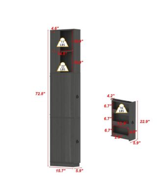 Bathroom Cabinet With Shelves And Drawers