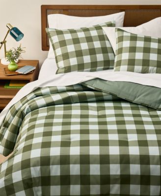 Gingham 2-Pc. Comforter Set, Twin
