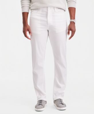 Men's Cotton-Blend 5-Pocket Regular-Fit Pants