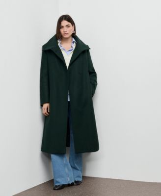 Women's Belt Manteco Wool Coat
