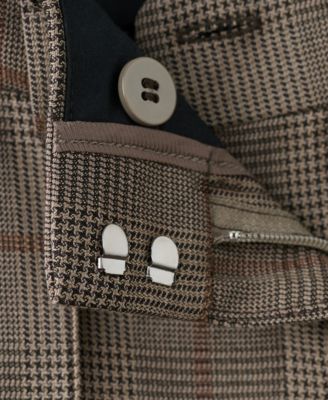 Women's Wool-Blend Check Pants