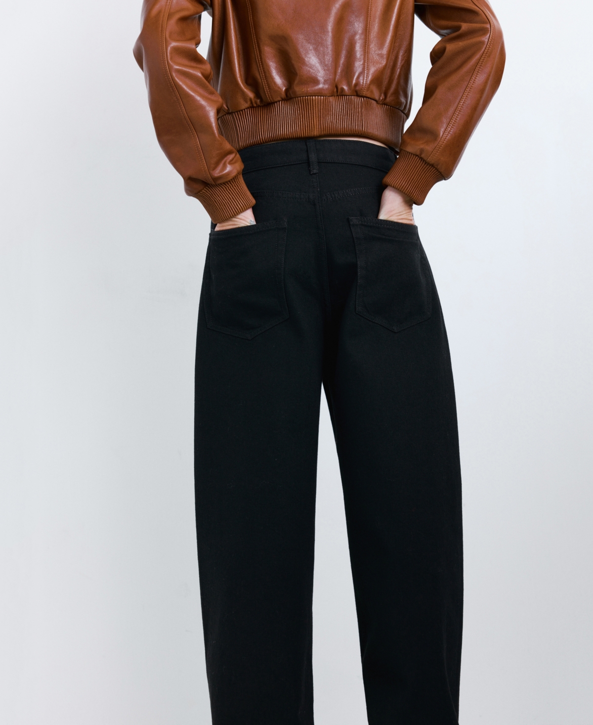 Mango Women's Mid-Rise Balloon Jeans