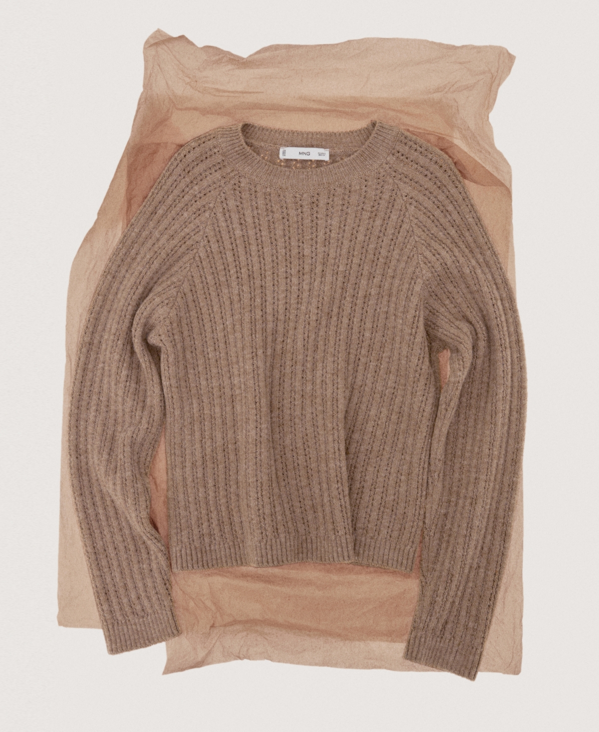 Mango Women's Openwork Knit Sweater