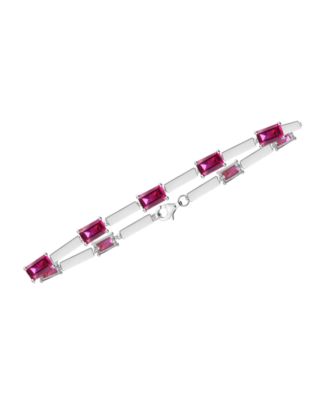 Amethyst (2.2 ct. t.w.) Bracelet in Sterling Silver (Also Available in Multi-Stones)