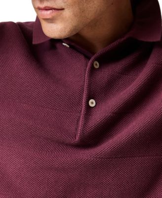 Men's Masons Flat Knit Polo Shirt
