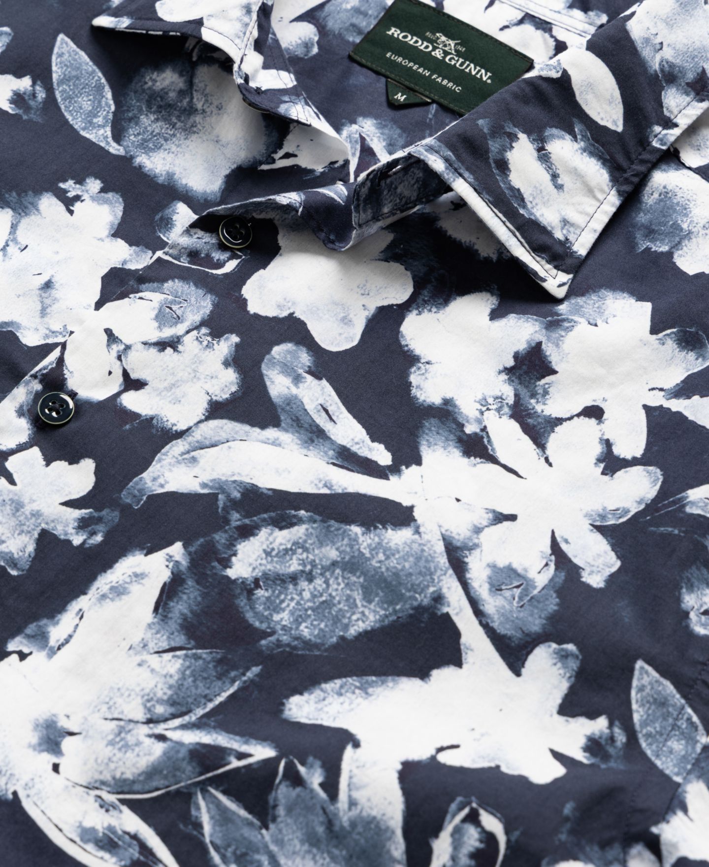 Мужская рубашка Rodd & Gunn Windstock Weekend Fit, цвет: Чернильный — фото 4