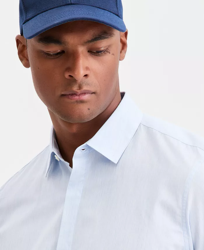 Aflani Men's Luke Cotton Long-Sleeve Button Shirt - thumbnail 6