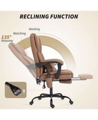 Office Chair with Massage, Reclining Desk Chair